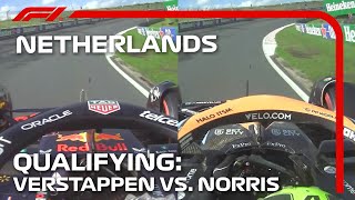 Verstappen Vs Norris  Qualifying Head To Head  2023 Dutch Grand Prix [upl. by Demakis]