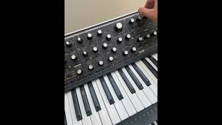 That sweet Moog Sub37 filter sweep [upl. by Irotal]