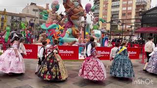 Disfrutando de las Fallas en las calles de Gandia Marzo de 2022 [upl. by Amuwkuhc189]