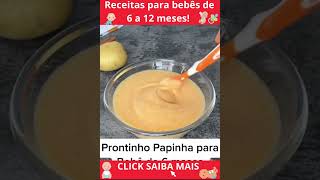 COMO FAZER PAPINHA PARA BEBÊ DE 6 MESES  COZINHEI PARA SEMANA TODA E CONGELEI Episódio 1 [upl. by Reamonn]