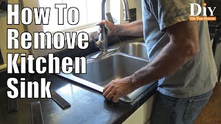 How to Take out Sink Without Damaging the Countertop  How to Remove a Sink [upl. by Mezoff]