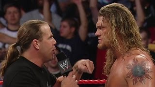 Shawn Michaels and Edge brawl throughout the arena Raw [upl. by Mcmillan501]