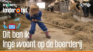 🐄🐮 Inge woont op de boerderij  Dit ben ik  Kindertijd KRONCRV [upl. by Bernelle]