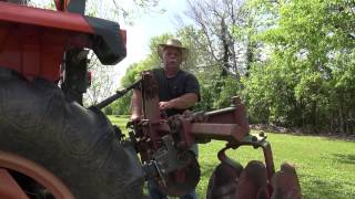 Tilling and Drawing Rows in the garden  April 2014 [upl. by Bauer]