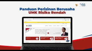 Panduan Perizinan Usaha Mikro dan Kecil UMK Risiko Rendah [upl. by Deehahs]