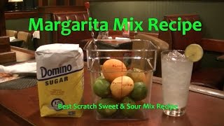 Margarita Mix Recipe Scratch Margarita Sweet amp Sour Recipe How To Make [upl. by Harret590]