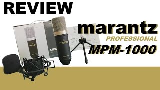 Marantz Professional MPM1000 Mikrofon Review Kondensator Microphone Marantz Deutsch [upl. by Annoerb694]