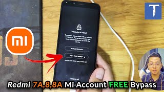 Mi Account Bypass Free Redmi 7A88A 100 Method by me [upl. by Soiritos]