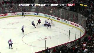 Karlsson vs the Washington Capitals February 22 2012 [upl. by Gerson]