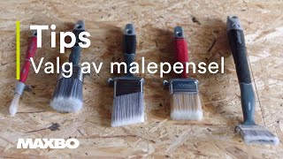 Tips om valg av malepensel [upl. by Claudio]