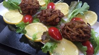 ONION BHAJIS Restaurant Style  Als Kitchen [upl. by Deste]