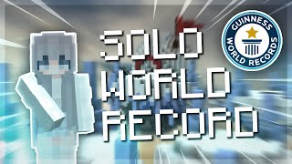 FASTEST Solo Bedwars Games WORLD RECORD [upl. by Anna-Diane]