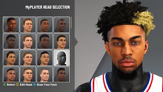 NBA 2K21 HOW TO GET DIFFERENT HAIR STYLES AND FACE CREATIONS FULL TUTORIAL [upl. by Enihpets]