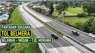 PANTAUAN UDARA LALU LINTAS TOL BELMERA DARI KAWASAN TANJUNG MORAWA [upl. by Starkey]