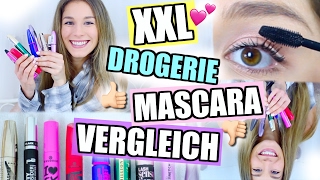 9 DROGERIE MASCARAS im VERGLEICH Essence P2 Maybelline Catrice♡ BarbaraSofie [upl. by Gerius159]