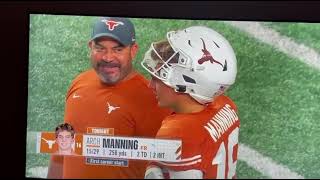 Coach Duck amp Arch Manning at TEXAS FOOTBALL [upl. by Yecak]