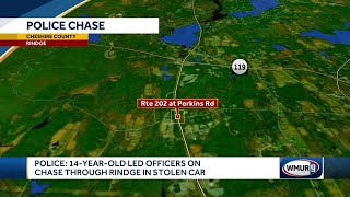 Police 14yearold lead officers on chase through rindge in stolen car [upl. by Farmann825]