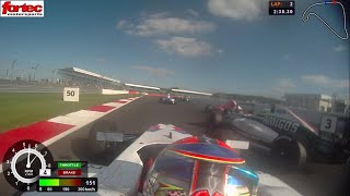 MSA Formula F4 26915 Silverstone Race 1 Josh Smith onboard by ShuntMonkey [upl. by Farmann514]