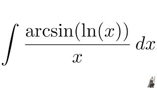 Integral arcsinlnxx [upl. by Aelc700]