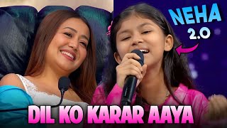 Dil Ko Karar Aaya Neha Kakkar 2O  She Sang Exactly Like Neha Haisal Rai Superstar Singer 3 [upl. by Benilda222]