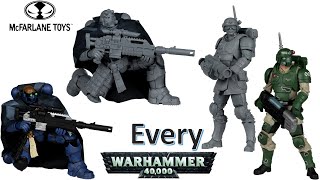 Every Warhammer 40K 40000 McFarlane Toys Comparison List [upl. by Nealey]