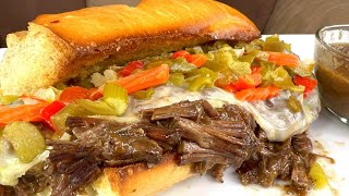 HOW TO MAKE ITALIAN BEEF SANDWICHES AT HOME [upl. by Tedman]