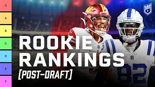 2024 Dynasty Rookie Rankings amp Tiers Post NFLDraft [upl. by Youngman]