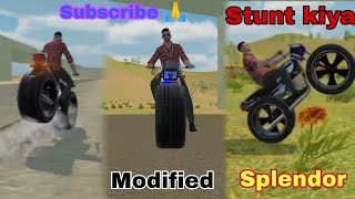 Modified splendor ke test Drive le ✌️ splendor subscribe gaming indiantractor explore trending [upl. by Etnoled]