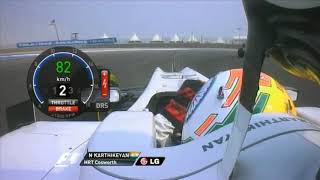 Narain Karthikeyan FP1 India 2011 [upl. by Nonnac]