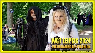 🔴 WGT LEIPZIG 2024 🦇 Part 2 🦇 VIKTORIANISCHES PICKNICK 🦇 WAVEGOTIKTREFFEN ichohnebild gothic [upl. by Lynd]