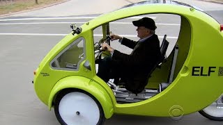 A look at ELF the solarpowered bicyclecar hybrid [upl. by Elmer]