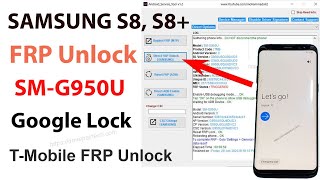 Samsung S8 FRP Bypass Tool 2023  FRP Unlock Samsung S8 SMG950U Google Account Bypass Android 90 [upl. by Beatrisa]