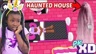 MY HOUSE IS HAUNTED IN PK XDWE CAUGHT A GHOST IN MY HOUSE IN PK XD  PK XD ROLEPLAY [upl. by Isabella90]