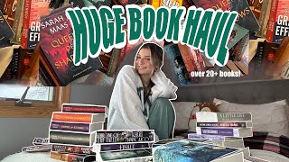 Huge book haul 20 books Bookmas day 2 🛍️✨💖⭐️ [upl. by Ahsain687]