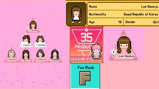 MONTHLY IDOL  HOW TO GET 1st PLACE BY SENDING F RANK TRAINEE [upl. by Halie48]