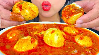 ASMR SEAFOOD BOIL SAUCE WITH EGGS AND POTATO  EATING SOUNDS  MUKBANG  ASMR Phan [upl. by Christiansen]