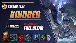 Season 1414 Kindred clear  Full clear Red 322 [upl. by Norac]