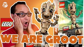 I AM GROOT LEGO Marvel Baby Groot Official REVEAL [upl. by Lund325]