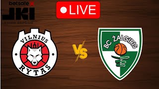 🔴 Live Rytas vs Zalgiris Kaunas  Live Play By Play Scoreboard [upl. by Hobie]