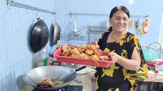 Ketam masak butter makan bersama keluarga [upl. by Luci]