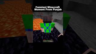 Funniest Minecraft Moments From Punjab indiangamer hindigameplay minecraftfunny funny [upl. by Pavior]