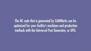 CAMWorks Tool Path Post Processor [upl. by Erika]