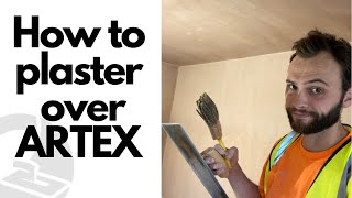 How to Plaster Over Artex What you Need to Know [upl. by Osmo]