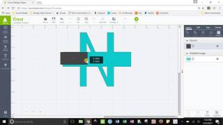 How To Create Split Letter Monograms in Cricut Design Space [upl. by Reisinger683]