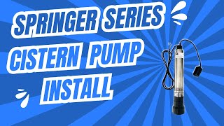 Springer Series Cistern Pump How to Install [upl. by Maddox785]