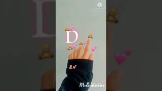 D LOVE STATUS ❤️❤️  D LATTER LOVE WHATSAPP STATUS [upl. by Noitna]