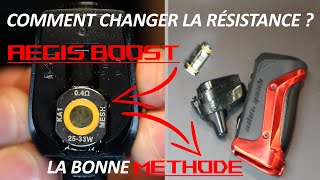 Tuto 1  Comment changer la résistance de lAEGIS BOOST [upl. by Andromache326]