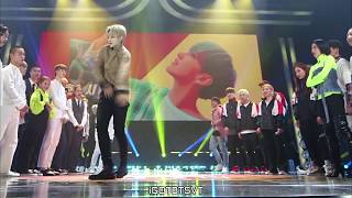 Seventeens Hoshi  Wanna Ones Woojin performance on DH [upl. by Eaner]