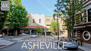 Asheville North Carolina City Drive 4K  Driving The Land of the Sky  AVL Tour [upl. by Rania467]