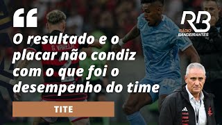 Tite comenta sobre a vitória do Flamengo contra o Bolívar no Maracanã [upl. by Cochran]